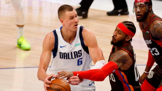 Kristaps Porzingis , The Canadian Press Kristaps Porzingis