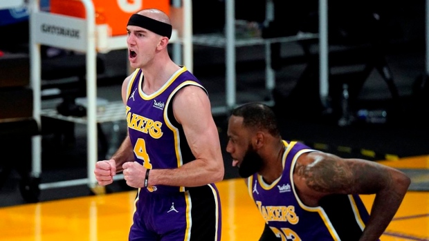 Alex Caruso LeBron James