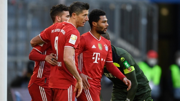 Bayern Munich celebrates