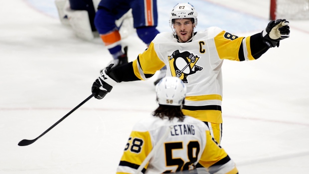 Sidney Crosby and Kris Letang