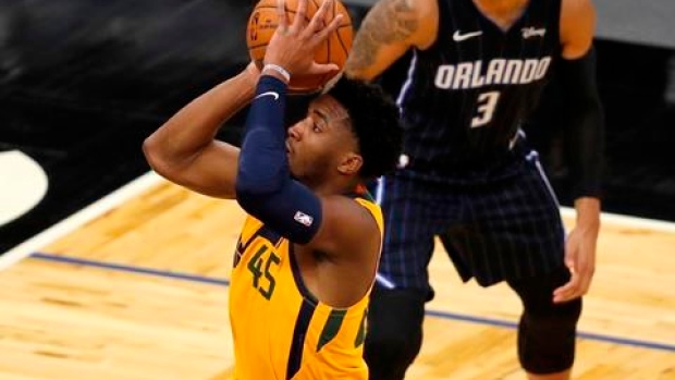 Utah Jazz guard Donovan Mitchell , The Canadian Press Utah Jazz guard Donovan Mitchell