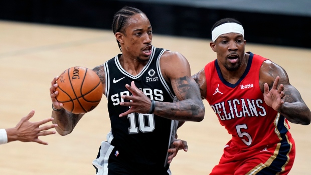 DeMar DeRozan Eric Bledsoe, The Canadian Press DeMar DeRozan Eric Bledsoe