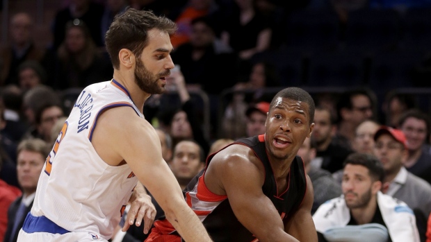 Kyle Lowry and Jose Calderon, The Canadian Press Kyle Lowry and Jose Calderon