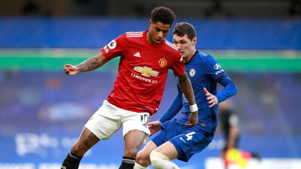 Marcus Rashford Andreas Chistensen, The Canadian Press Marcus Rashford Andreas Chistensen