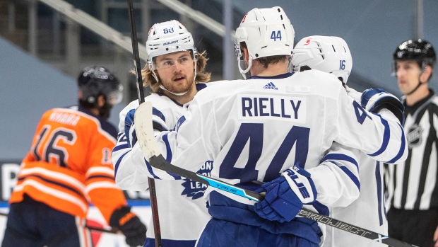 William Nylander and Morgan Rielly