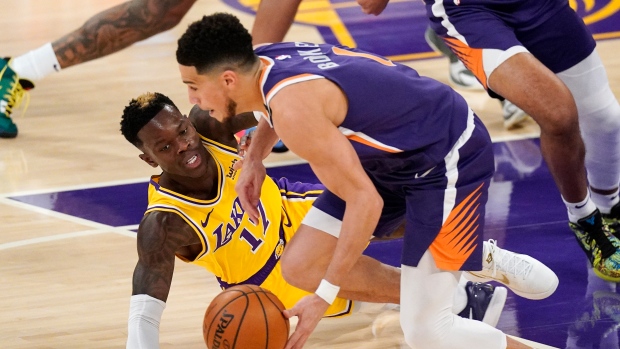 Dennis Schroder and Devin Booker, The Canadian Press Dennis Schroder and Devin Booker