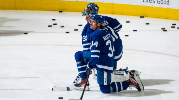 Auston Matthews and Frederik Andersen, Getty Images Auston Matthews and Frederik Andersen