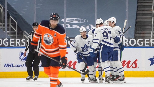 Toronto Maple Leafs celebrate