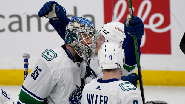Thatcher Demko Brock Boeser, The Canadian Press Thatcher Demko Brock Boeser