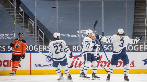 Toronto Maple Leafs celebrate