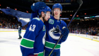 Quinn Hughes and Elias Pettersson