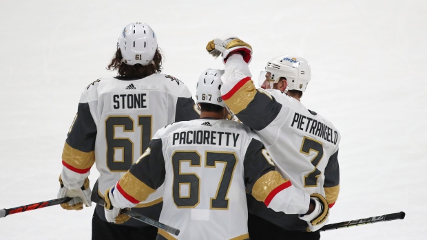 Vegas Golden Knights celebrate