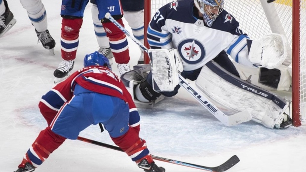 Second-period surge carries Montreal Canadiens past the Winnipeg Jets in 7-1 romp Article Image 0, The Canadian Press Second-period surge carries Montreal Canadiens past the Winnipeg Jets in 7-1 romp Article Image 0