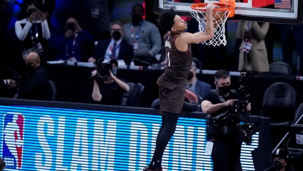 Anfernee Simons, The Canadian Press Anfernee Simons