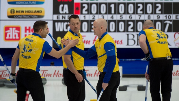 Team Kevin Koe Celebrate 