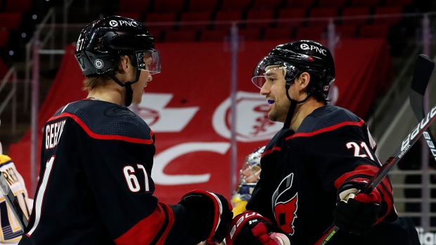 Morgan Geekie Nino Niederreiter, The Canadian Press Morgan Geekie Nino Niederreiter