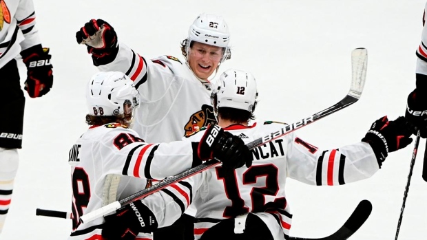 Chicago Blackhawks celebrate