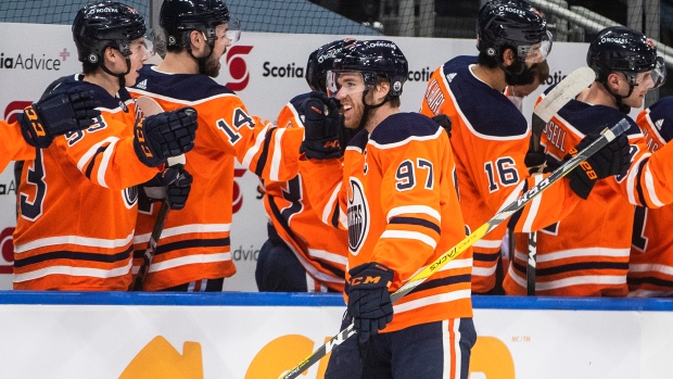 Oilers dominates Flames for 5th straight win