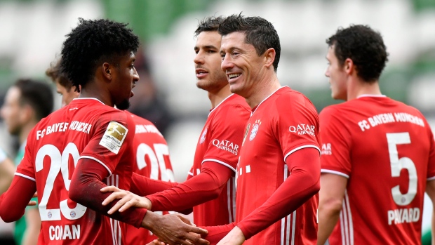 Bayern Munich celebrates