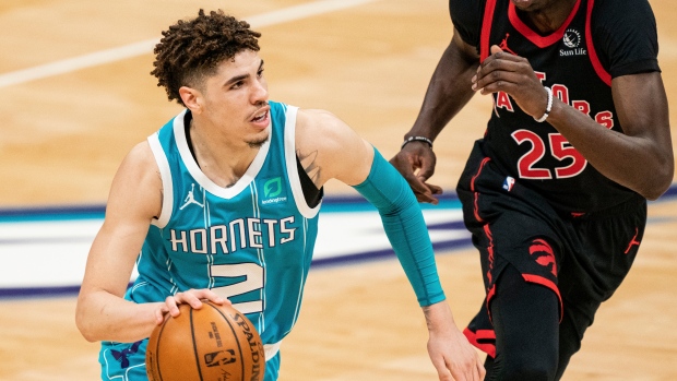 LaMelo Ball Chris Boucher, The Canadian Press LaMelo Ball Chris Boucher