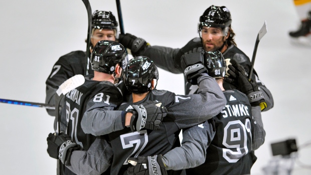 Tampa Bay Lightning celebrate, The Canadian Press Tampa Bay Lightning celebrate
