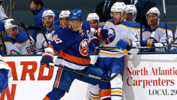 Anders Lee and Taylor Hall, Getty Images Anders Lee and Taylor Hall