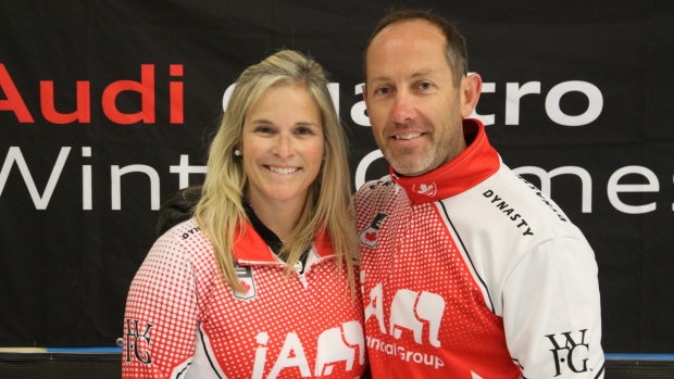 Jennifer Jones and Brent Laing , Curling Canada Jennifer Jones and Brent Laing