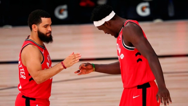 Pascal Siakam, Fred VanVleet, The Canadian Press Pascal Siakam, Fred VanVleet