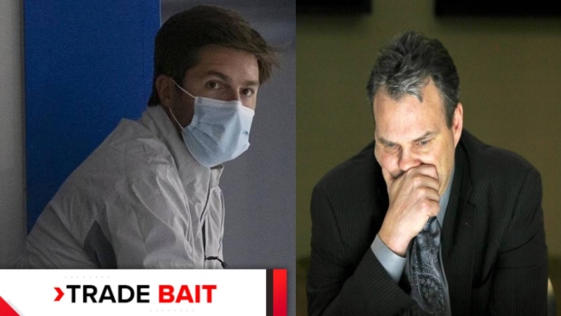 Kyle Dubas and Tim Cheveldayoff - Trade Bait, The Canadian Press Kyle Dubas and Tim Cheveldayoff - Trade Bait