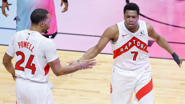 Norman Powell and Kyle Lowry