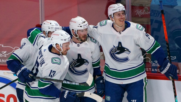 Vancouver Canucks celebrate