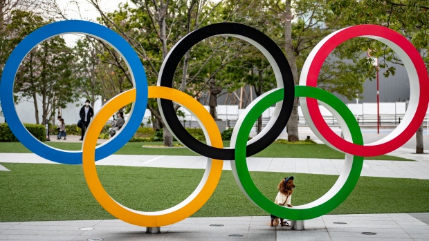 Olympic Rings, PHILIP FONG/AFP via Getty Images Olympic Rings