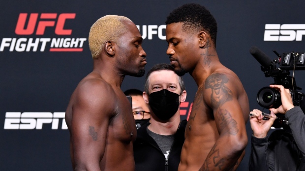 Derek Brunson Kevin Holland, Chris Unger/Zuffa LLC via Getty Images Derek Brunson Kevin Holland