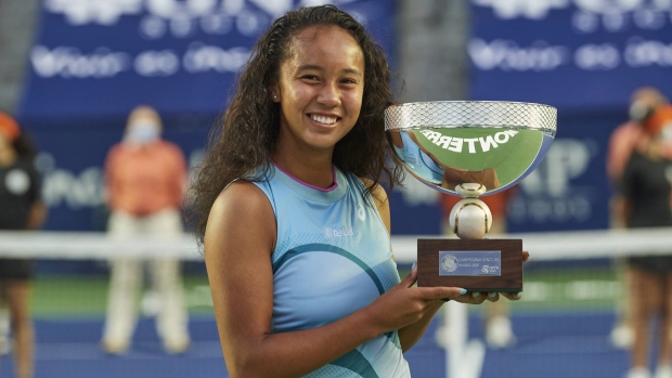 Canadian Leylah Annie Fernandez Wins First Ever Wta Title At Monterrey Tsn Canada News Media