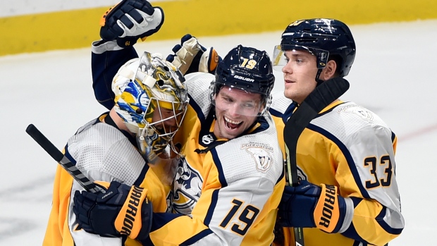 Nashville Predators celebrate