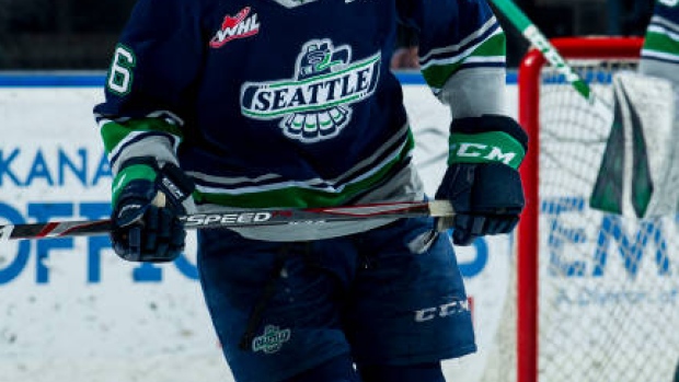 Seattle Thunderbirds logo, Marissa Baecker/Getty Images Seattle Thunderbirds logo