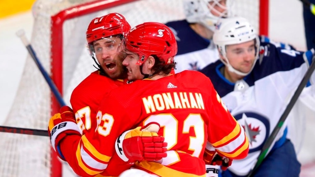 Josh Leivo Sean Monahan, The Canadian Press Josh Leivo Sean Monahan
