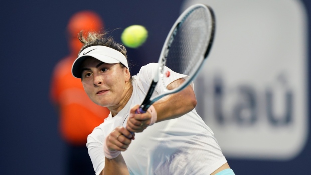 Bianca Andreescu, The Canadian Press Bianca Andreescu