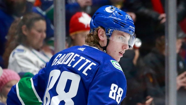 Adam Gaudette, Getty Images Adam Gaudette