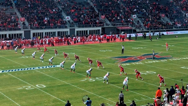 XFL play in 2020, The Canadian Press XFL play in 2020