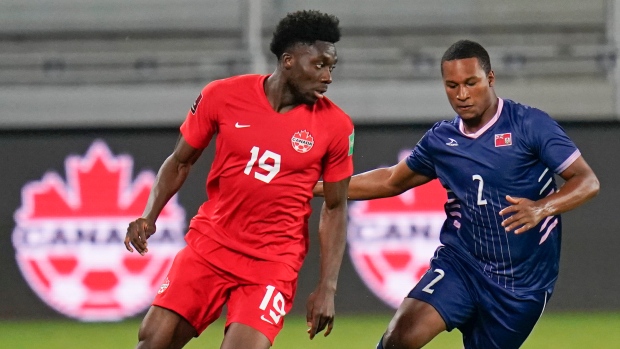Alphonso Davies Eusebio Blankendal, The Canadian Press Alphonso Davies Eusebio Blankendal