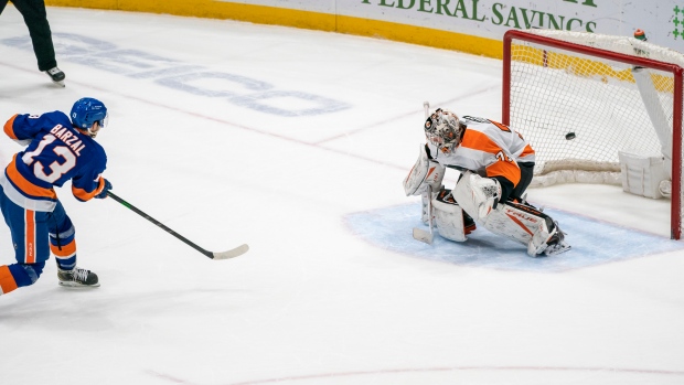 Mathew Barzal Carter Hart, The Canadian Press Mathew Barzal Carter Hart