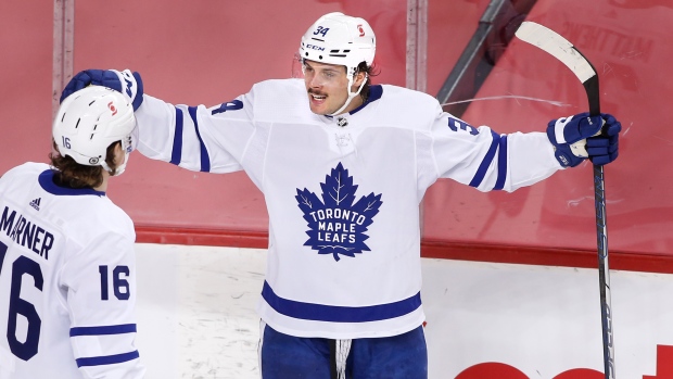 Toronto Maple Leafs star Auston Matthews makes long-awaited