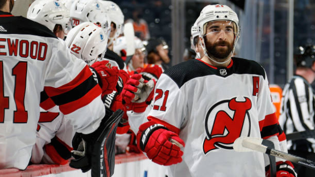 A general view of the Championship Banner for the New Jersey Devils News  Photo - Getty Images