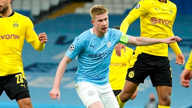 Kevin De Bruyne , The Canadian Press Kevin De Bruyne