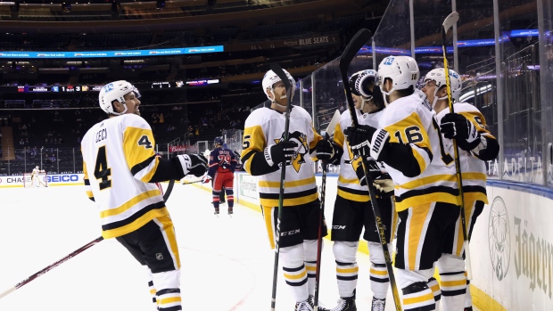 Pittsburgh Penguins celebrate, The Canadian Press Pittsburgh Penguins celebrate