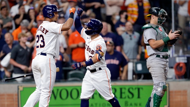 Michael Brantley Jose Altuve, The Canadian Press Michael Brantley Jose Altuve