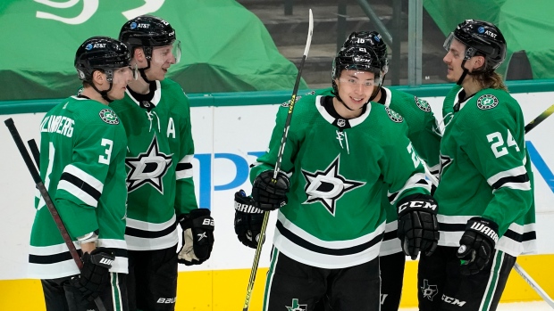 Jason Robertson and Dallas Stars celebrate, The Canadian Press Jason Robertson and Dallas Stars celebrate