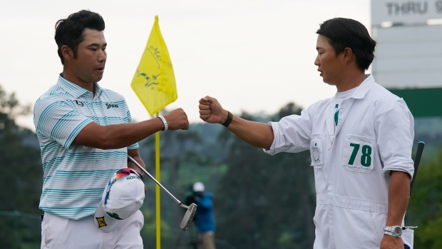 Hideki Matsuyama and Shota Hayafuji, The Canadian Press Hideki Matsuyama and Shota Hayafuji