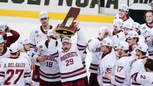 UMass beats St. Cloud State to win first NCAA title